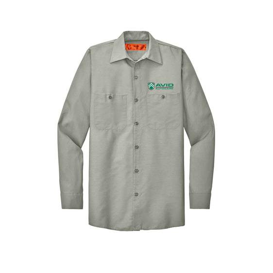 Avid Autocare - Red Kap® Long Sleeve Industrial Work Shirt