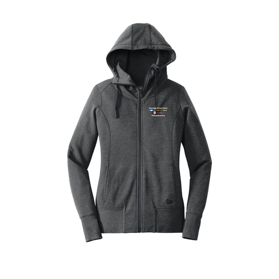 Dunning Motors - New Era® Women's Tri-Blend Fleece Full-Zip Hoodie