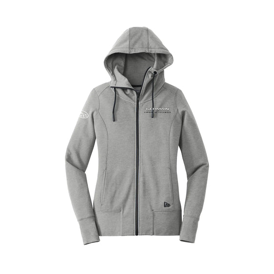 Germain of Subaru - New Era® Ladies Tri-Blend Fleece Full-Zip Hoodie