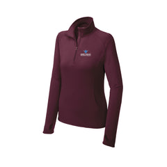 Ohio Valley Manufacturing - Sport-Tek® Ladies Sport-Wick® Stretch 1/4-Zip Pullover