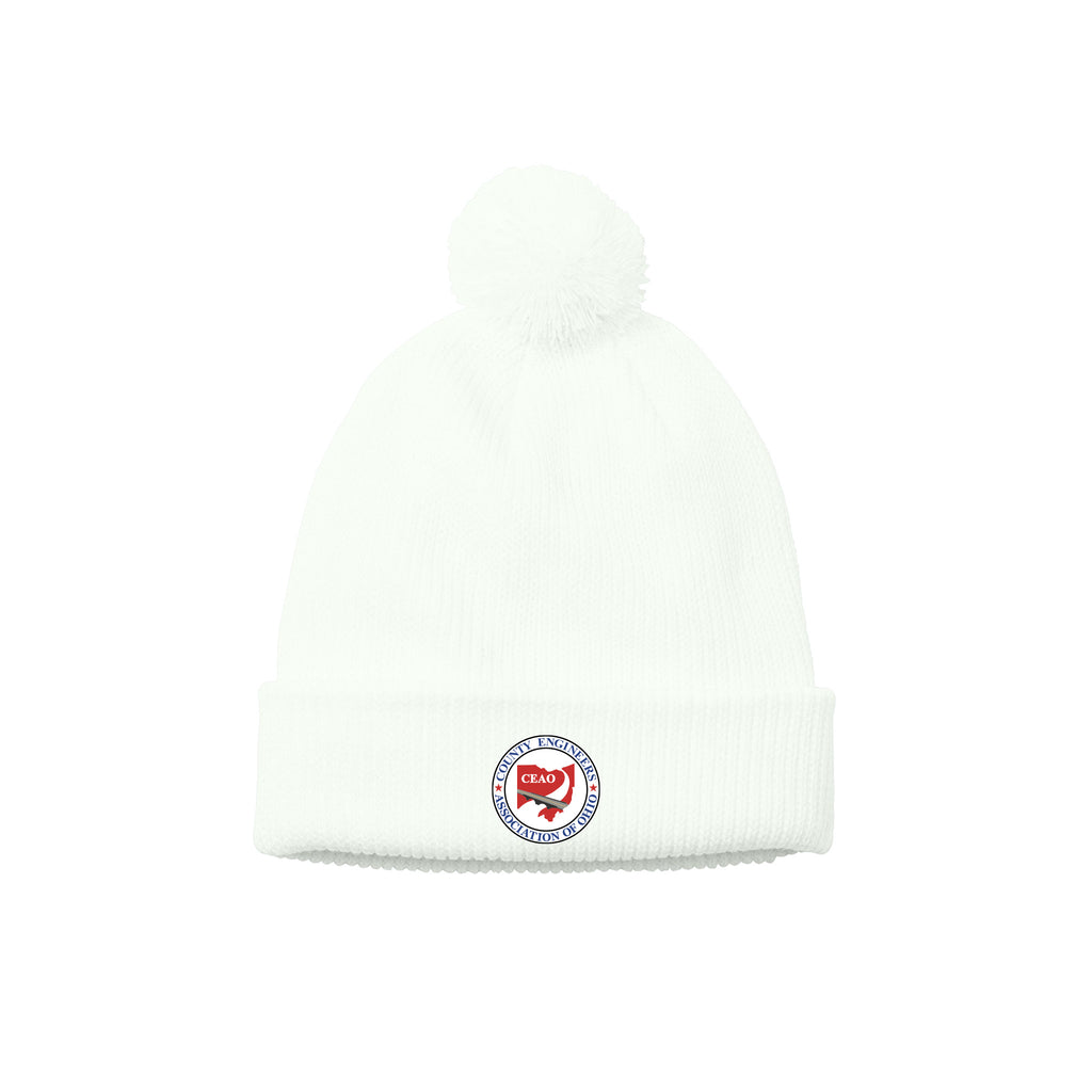 County Engineers of Ohio - Port Authority® Cozy Pom Beanie