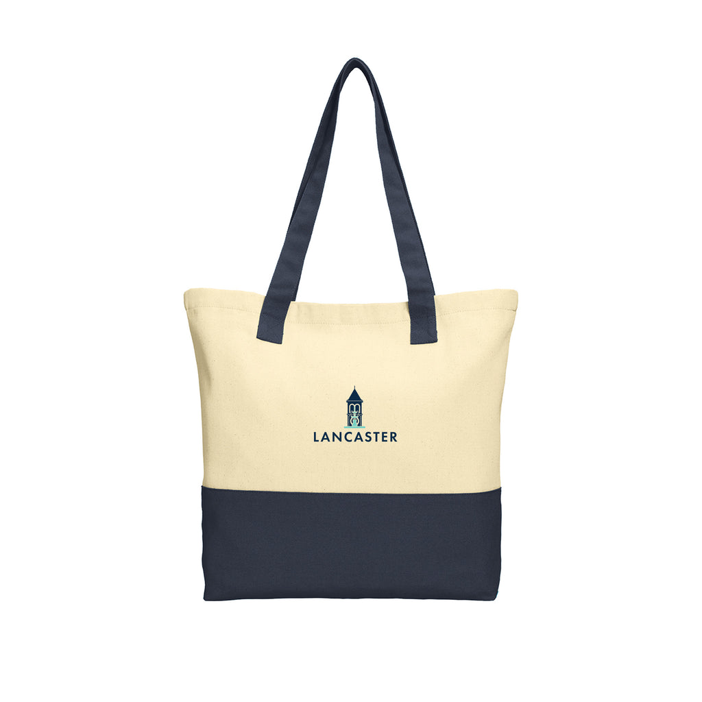 City of Lancaster - Port Authority® Colorblock Cotton Tote