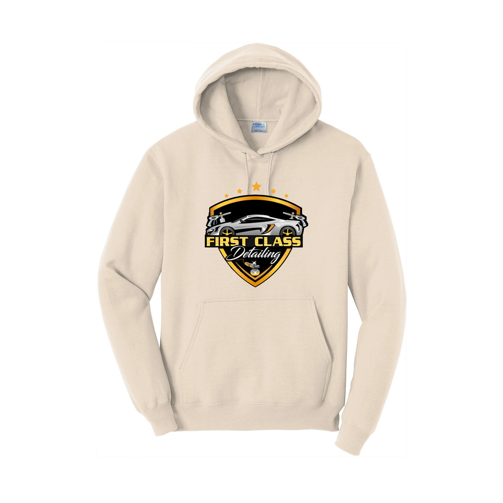 First Class Detailing - Port & Company® Core Fleece Pullover Hooded Sweatshirt