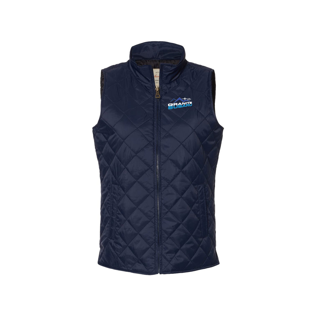 Granite Subaru - Weatherproof - Women's Vintage Diamond Quilted Vest