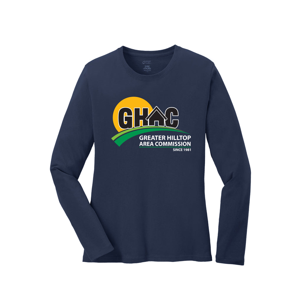 GHAC - Port & Company® Ladies Long Sleeve Core Cotton Tee
