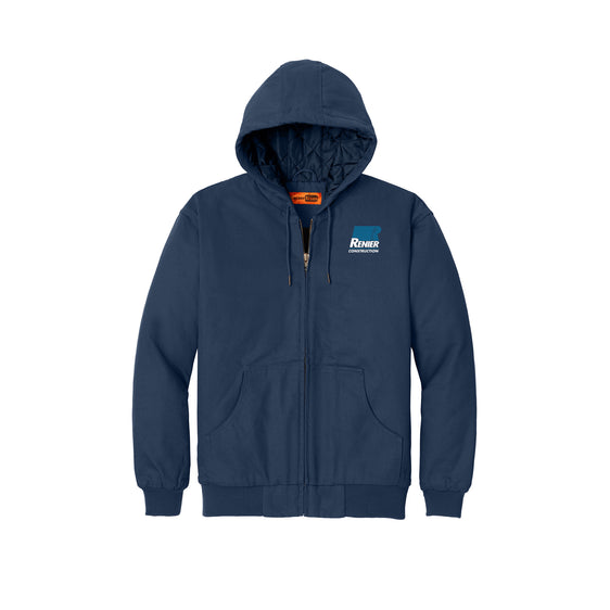 Renier Construction - CornerStone® Tall Duck Cloth Hooded Work Jacket