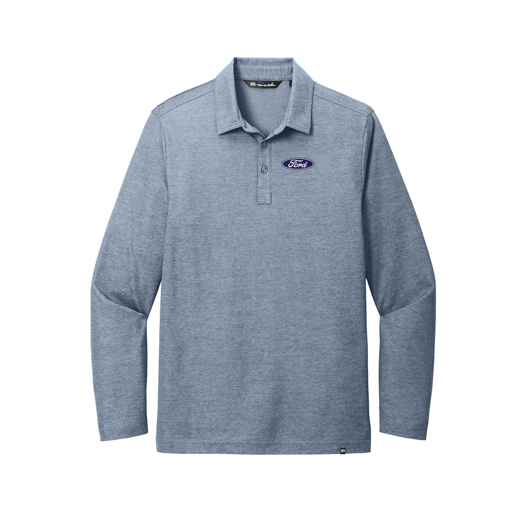 Tom Masano Ford - TravisMathew Oceanside Heather Long Sleeve Polo