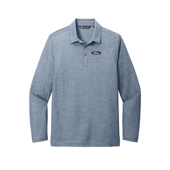 Ford North - TravisMathew Oceanside Heather Long Sleeve Polo