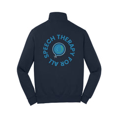 Speech Therapy For All - Sport-Tek® 1/4-Zip Sweatshirt With Backs