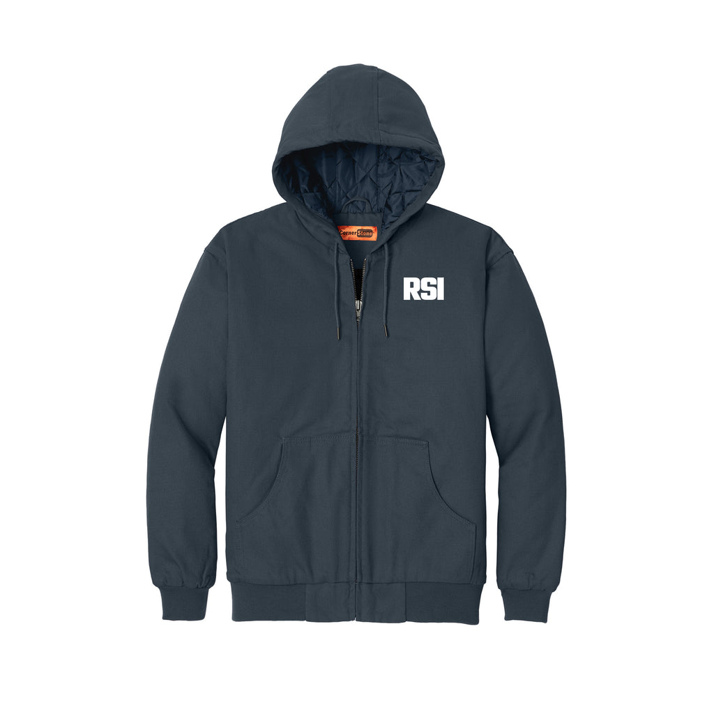 Renier Construction - CornerStone® Tall Duck Cloth Hooded Work Jacket