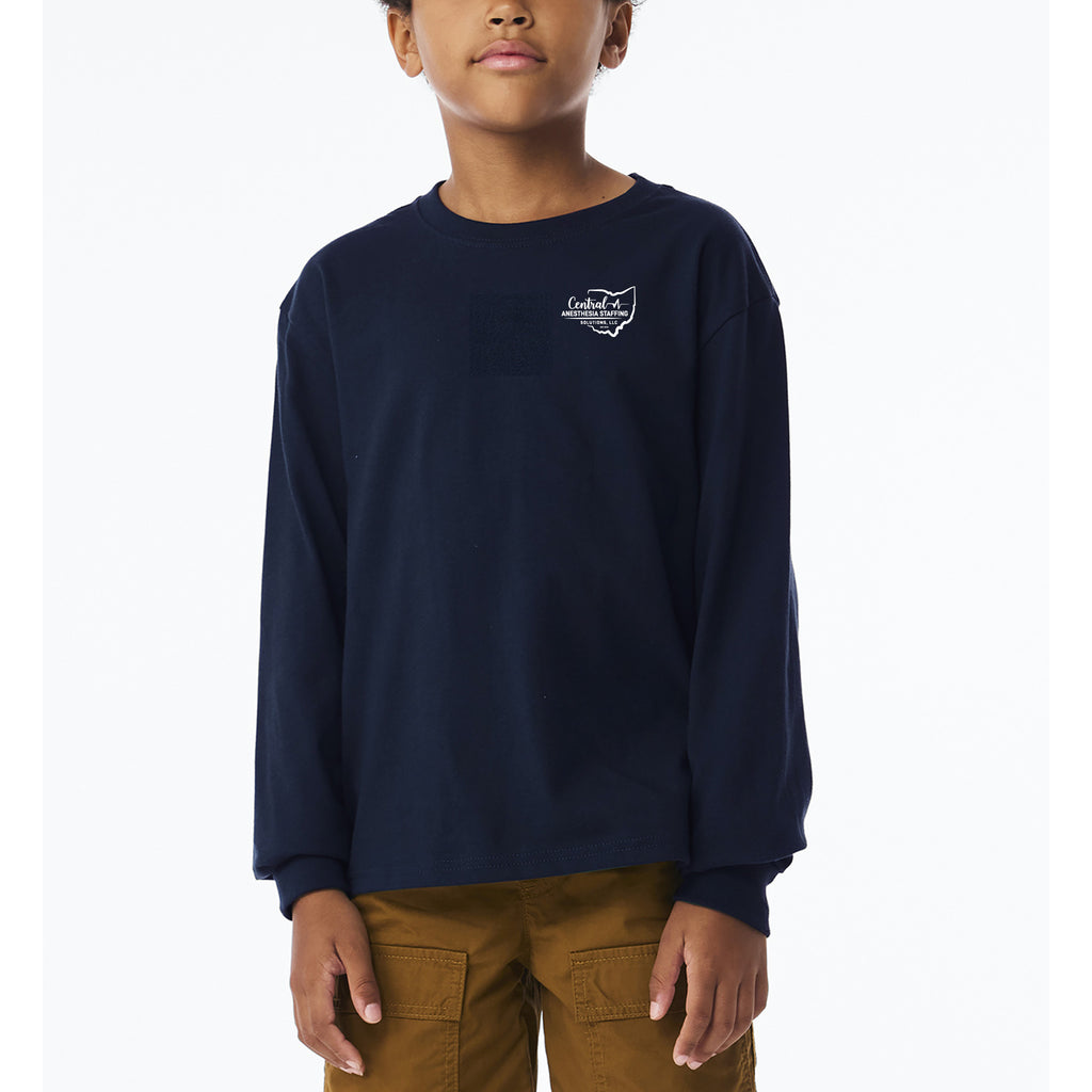 CASS - BELLA+CANVAS® Youth 6-Ounce Heavyweight Long Sleeve Tee