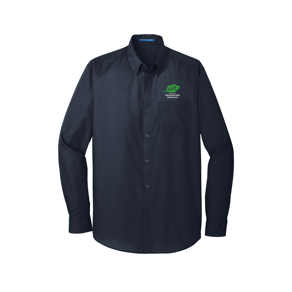 City of Grandview Heights - Port Authority® Long Sleeve Carefree Poplin Shirt