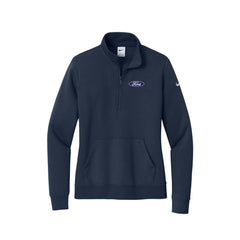 Tom Masano Ford - Nike Ladies Club Fleece Sleeve Swoosh 1/2-Zip