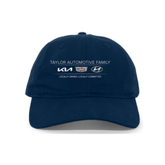 Taylor Family Automotive - BRUSHED COTTON TWILL HOOK-AND-LOOP ADJUSTABLE CAP
