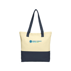 Speech Therapy For All - Port Authority® Colorblock Cotton Tote