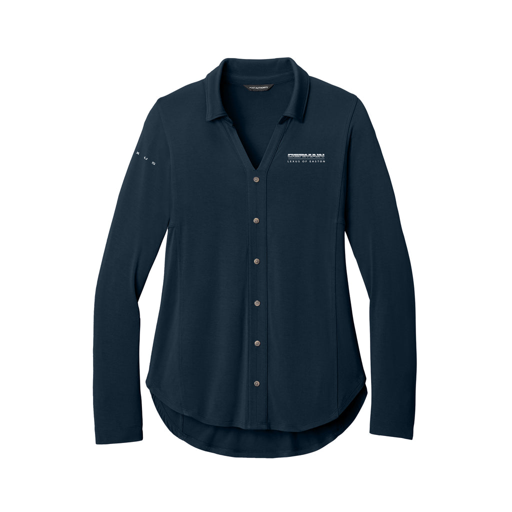 Germain Lexus of Easton - Port Authority® Women’s Luxe Knit Button Tunic