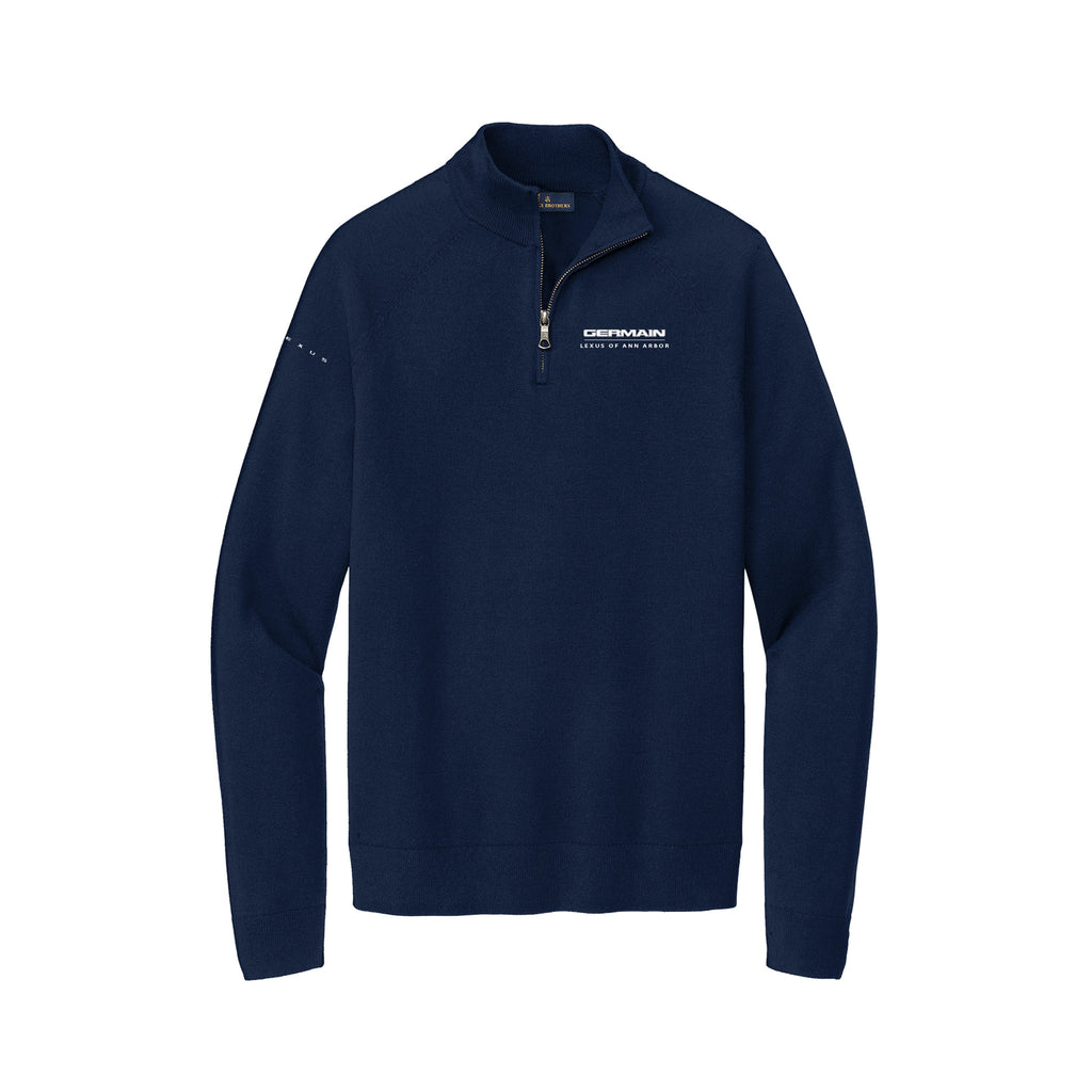 Germain Lexus Ann Arbor - Brooks Brothers® Cotton Stretch 1/4-Zip Sweater