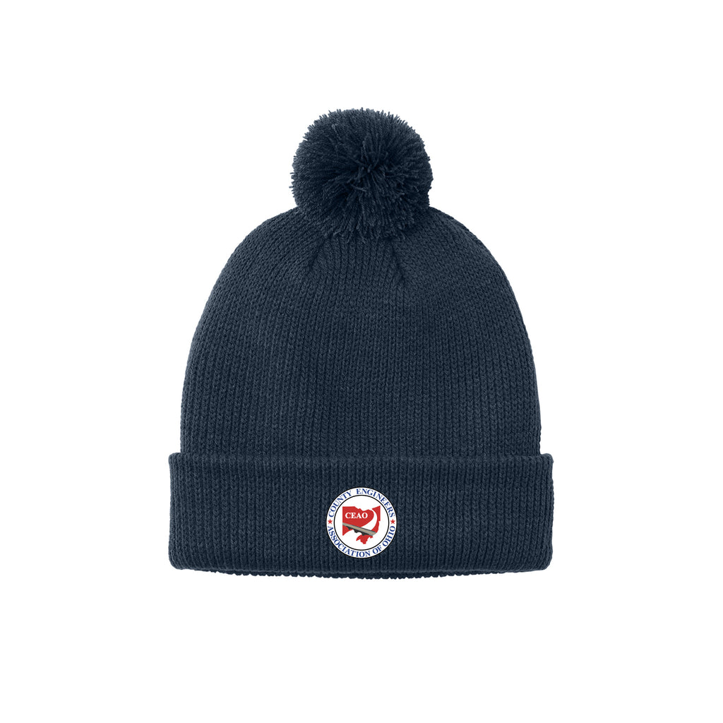County Engineers of Ohio - Port Authority® Cozy Pom Beanie