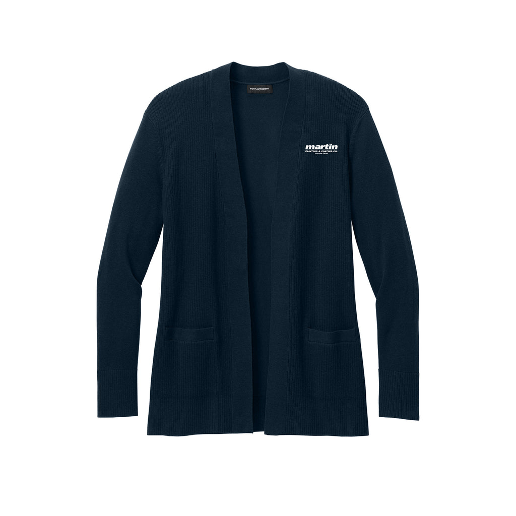 Martin Painting - Port Authority® Women’s Easy Care Open-Front Cardigan Sweater