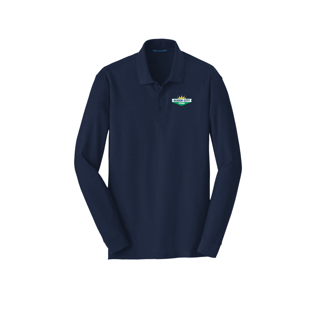 Queen City Ford - Port Authority® Long Sleeve Core Classic Pique Polo