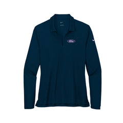 Tom Masano Ford - Nike Ladies Dri-FIT Micro Pique 2.0 Long Sleeve Polo
