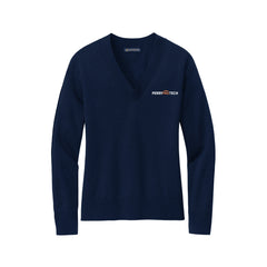 Perry ProTECH - Brooks Brothers® Women’s Cotton Stretch V-Neck Sweater