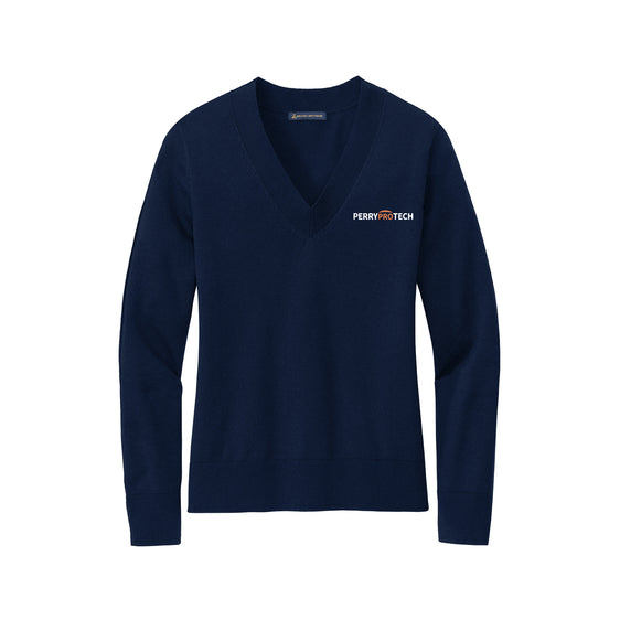 Perry ProTECH - Brooks Brothers® Women’s Cotton Stretch V-Neck Sweater