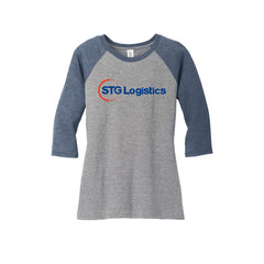 STG Logistics - District ® Women’s Perfect Tri ® 3/4-Sleeve Raglan