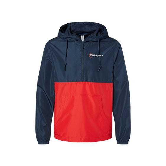 STG Logistics - Independent Trading Co. - Lightweight Quarter-Zip Windbreaker Pullover Jacket