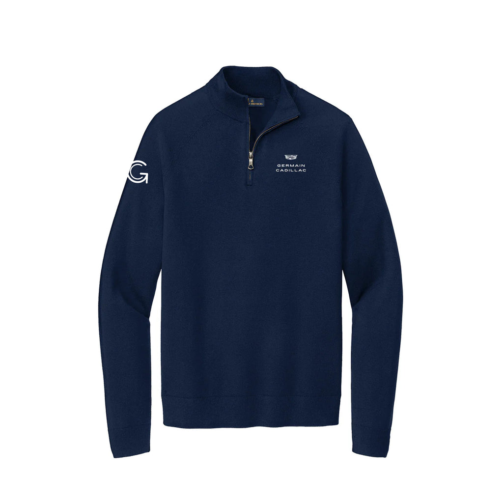 Germain Cadillac Easton - Brooks Brothers® Cotton Stretch 1/4-Zip Sweater