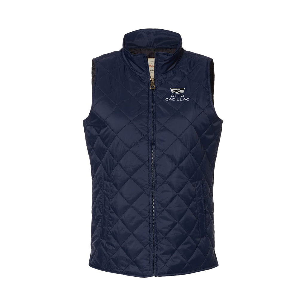 Otto Cadillac - Women's Vintage Diamond Quilted Vest