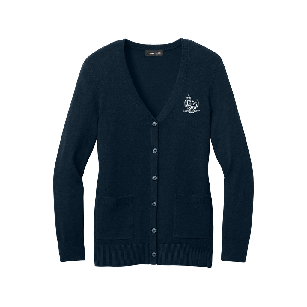 Carroll County - Port Authority® Women’s Easy Care Button-Up Cardigan Sweater