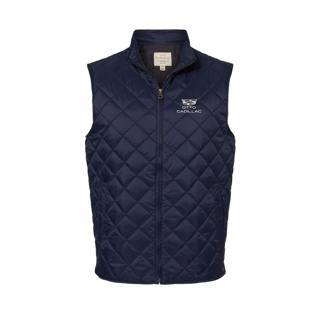 Otto Cadillac - Men's Vintage Diamond Quilted Vest
