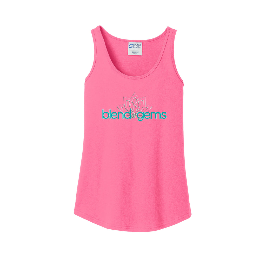 Blend of Gems - Port & Company® Ladies Core Cotton Tank Top