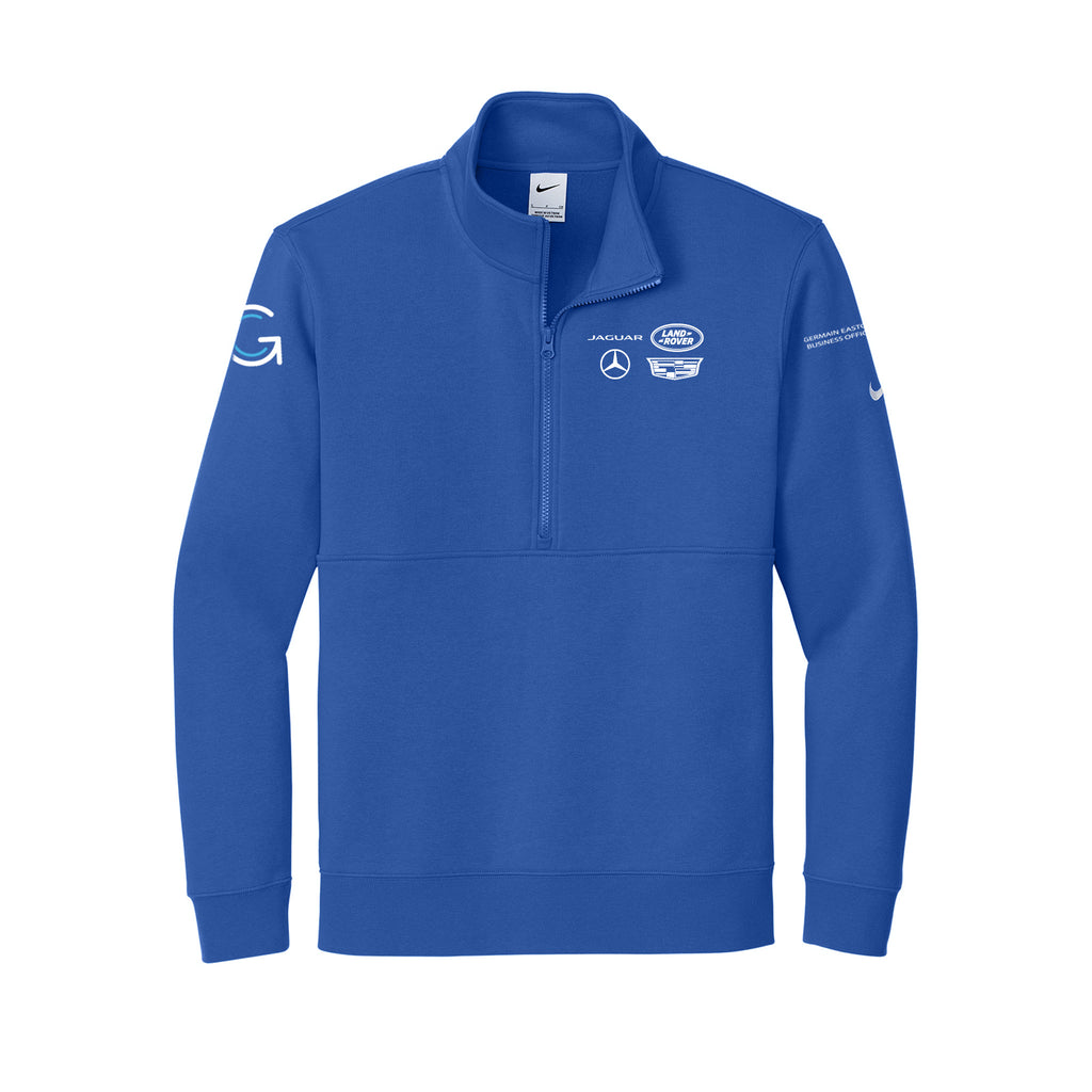 Germain Easton Business Office - Nike Club Fleece Sleeve Swoosh 1/2-Zip