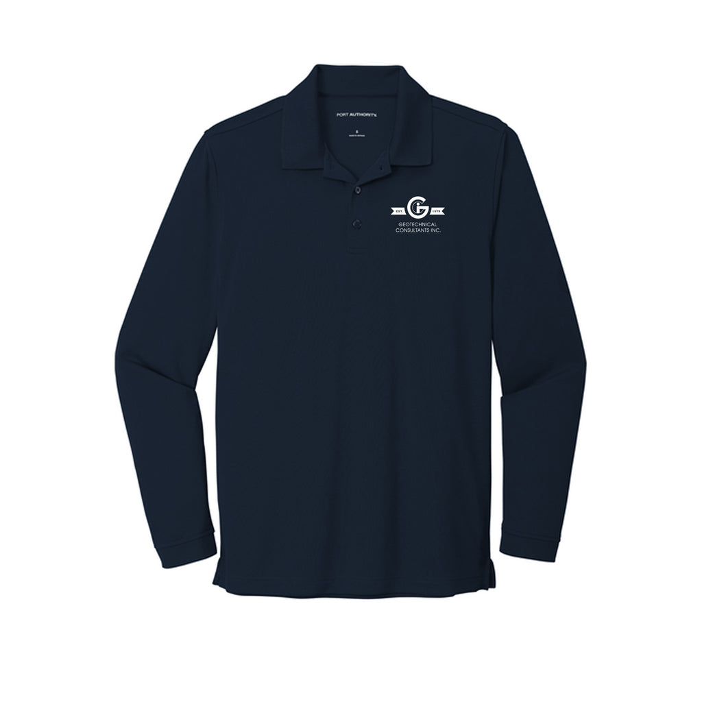 GCI - Port Authority® Dry Zone® UV Micro-Mesh Long Sleeve Polo