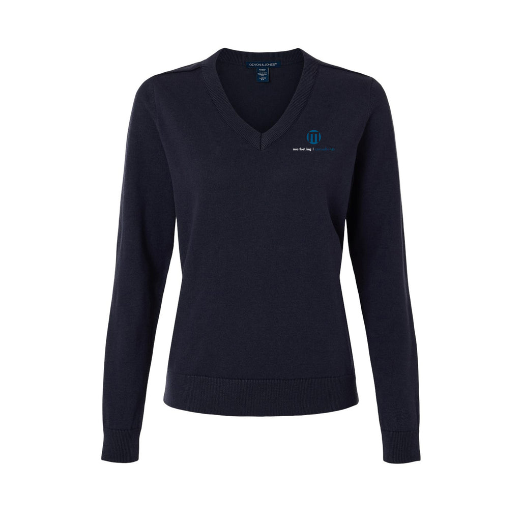 M Marketing Consultants - Women's New Classics V-Neck Sweater