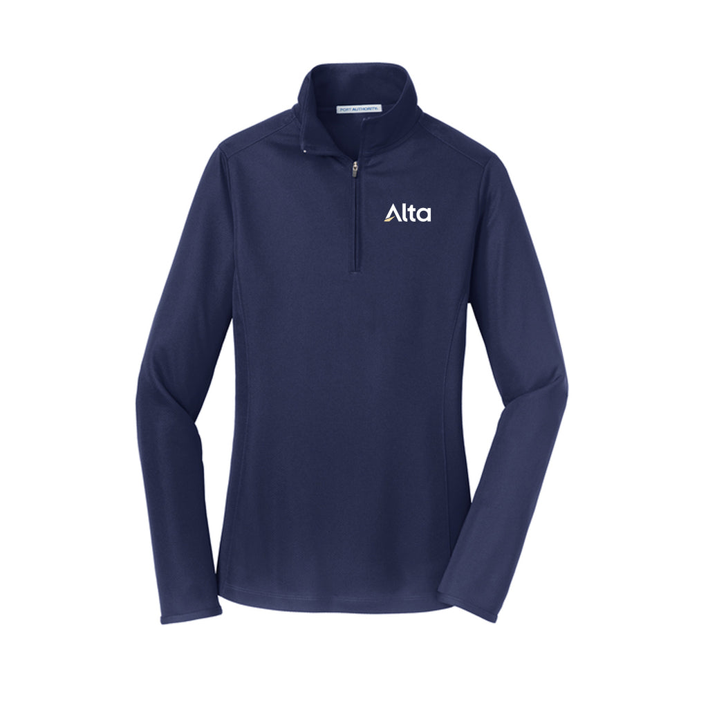 Alta - Port Authority® Women's Pinpoint Mesh 1/2-Zip