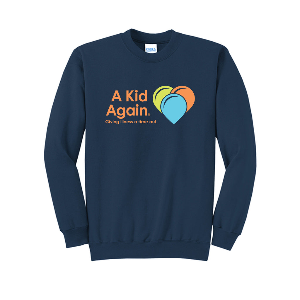 A Kid Again - Port & Co™ Core Fleece Crewneck Sweatshirt