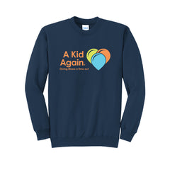 A Kid Again - Port & Co™ Core Fleece Crewneck Sweatshirt
