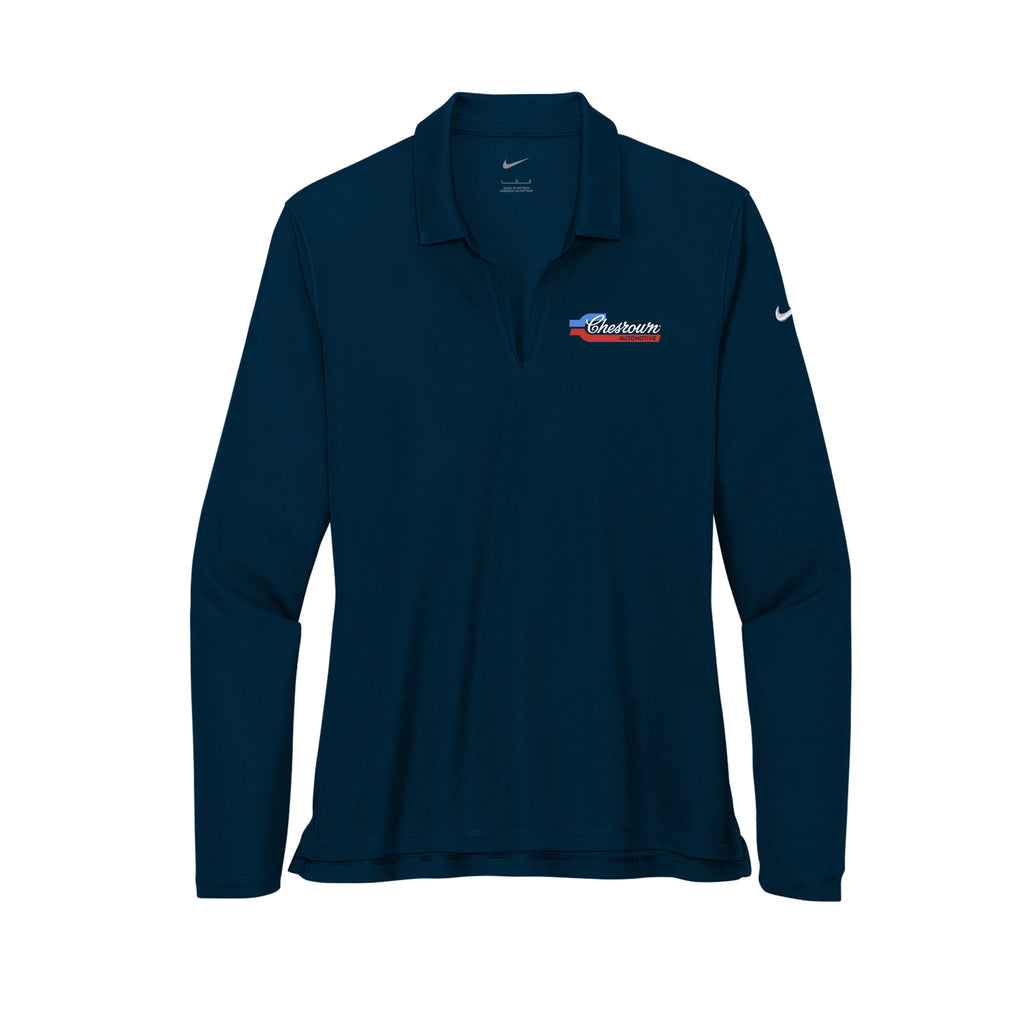 Chesrown of Sidney - Nike Women's Dri-FIT Micro Pique 2.0 Long Sleeve Polo