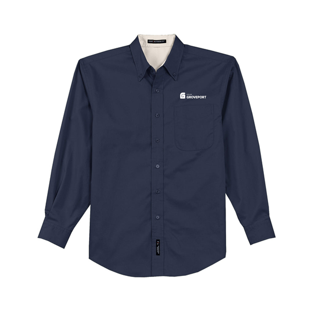 City of Groveport - Port Authority® Tall Long Sleeve Easy Care Shirt