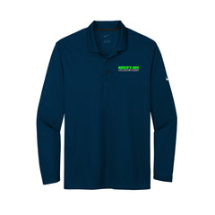 Barker's Bins Dumpster Service - Nike Dri-FIT Micro Pique 2.0 Long Sleeve Polo