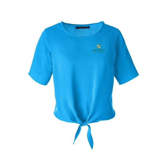Haughn & Associates - Women's Perfect Fit™ Tie Front Blouse