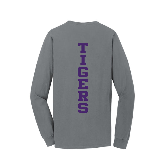 Pikcerington Central Golf - Port & Company® Beach Wash® Garment-Dyed Long Sleeve Tee