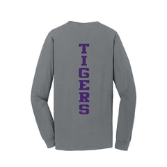 Pickerington Central Soccer - Port & Company Beach Wash Garment-Dyed Long Sleeve Tee