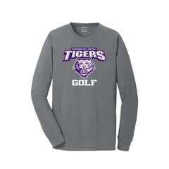 Pikcerington Central Golf - Port & Company® Beach Wash® Garment-Dyed Long Sleeve Tee
