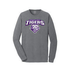 Pickerington Central Soccer - Port & Company Beach Wash Garment-Dyed Long Sleeve Tee