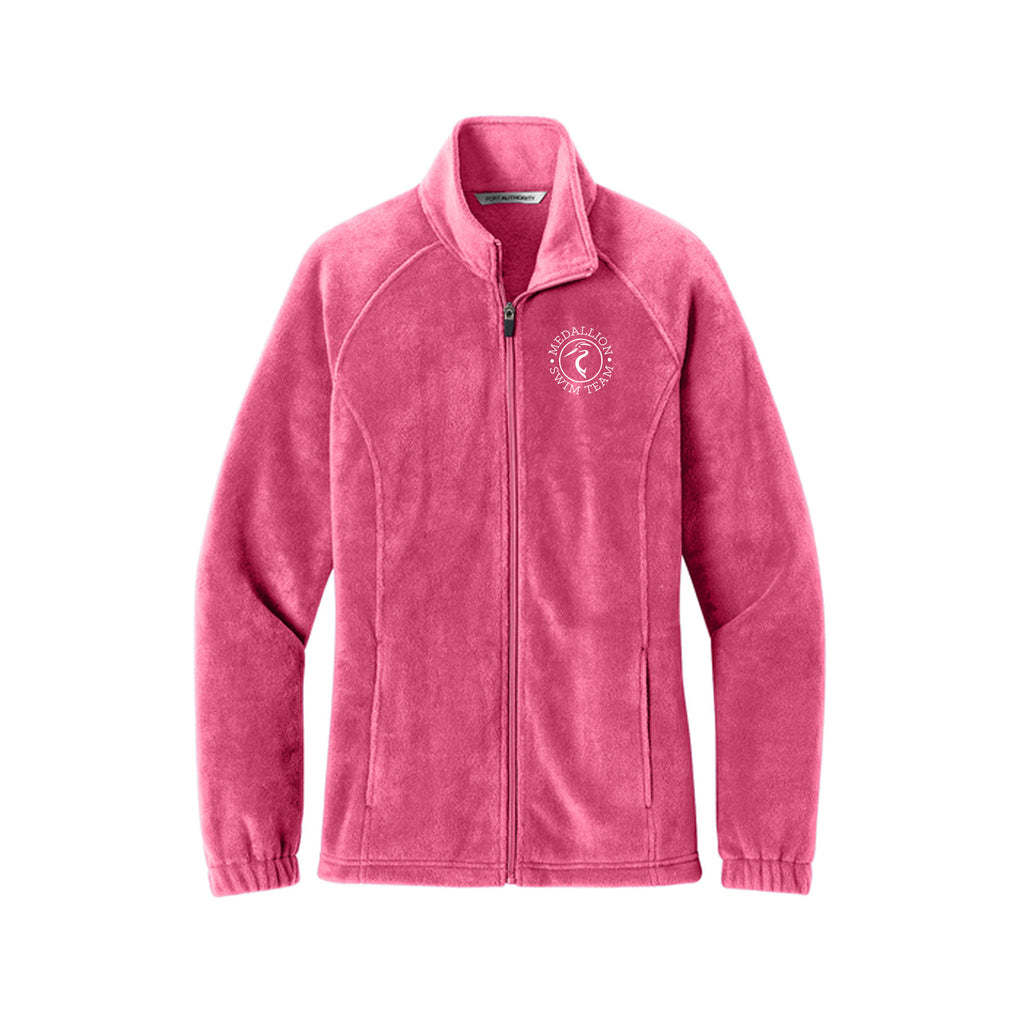 Medallion Swim Team - Port Authority® Women’s Plush Fleece Full-Zip Jacket
