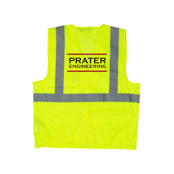 Prater Engineering - Unisex Hi-Vis Class 2 Economy Vest